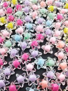 20入組星形隨機色DIY釘珠 - 彩色 - 查看 3