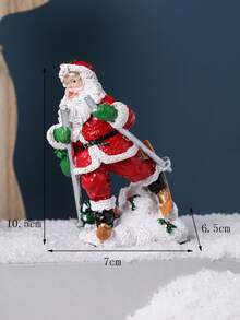 1pc Christmas Santa Claus Design Decoration Craft - Multicolor - View 3