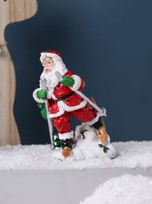 1pc Christmas Santa Claus Design Decoration Craft - Multicolor - View 4