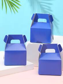 3入組素色禮物盒 - 寶藍色 - 查看 1