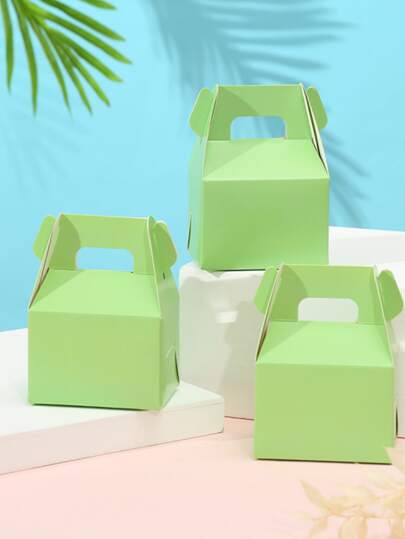 3pcs Solid Color Gift Box