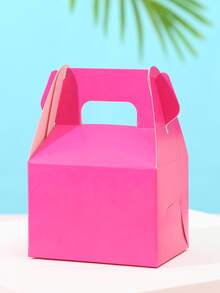 3pcs Solid Color Gift Box - Hot Pink - View 2