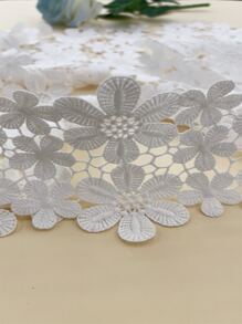 1pc 200cm Phụ kiện quần áo ren trang trí cho trang phục tự làm - trắng - Xem 3