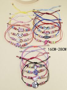12pcs Cartoon Animal Decor Bracelet - Multicolor - View 3