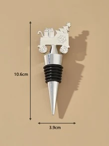 1pc Christmas Car Decor Wine Stopper - Multicolor - View 3