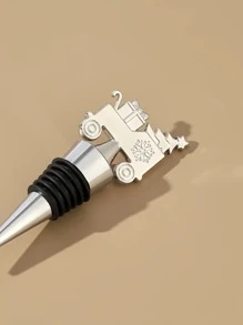 1pc Christmas Car Decor Wine Stopper - Multicolor - View 2