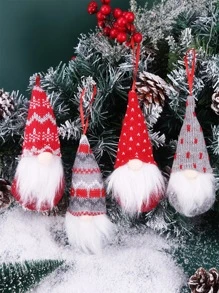 4pcs Cartoon Gnome Decoration - Multicolor - View 1