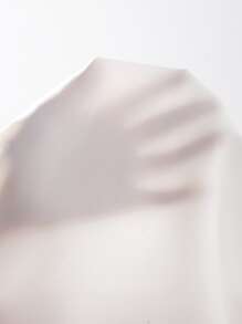 Swim Basics Summer Beach Tie Front Beach Shorts - White - View 6