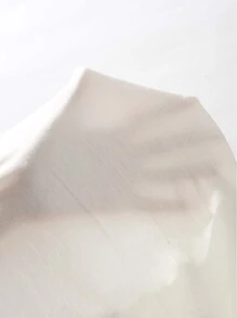 SHEIN LUNE 大碼紐扣細節背心上衣 - 白色 - 查看 6