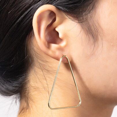 Triangle Stud Earrings