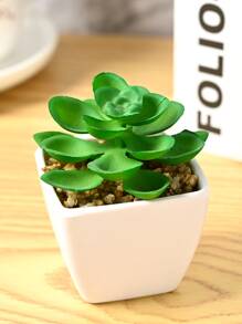 1入組人造盆栽植物 - 彩色 - 查看 1