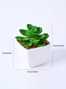 1入組人造盆栽植物 - 彩色 - 查看 3