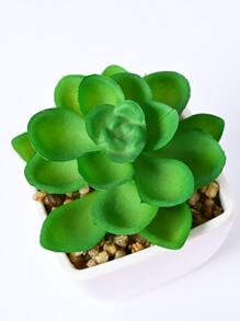 1入組人造盆栽植物 - 彩色 - 查看 4