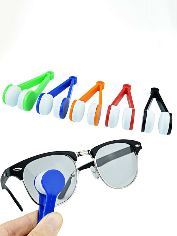 1pc Portable Mini Sun Glasses Cleaner Brush, Eyeglass Spectacles