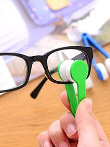 1pc Portable Random Color Mini Sun Glasses Cleaner Brush, Eyeglass Spectacles Cleaner, Eyeglass Brush Cleaning Tool,Kitchen,Bathroom,Home,Household Supplies - Multicolor - View 6