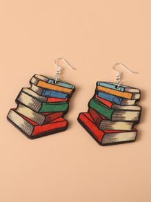 書裝飾耳墜 - 彩色 - 查看 4