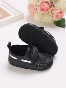 Baby Hook-and-loop Fastener Sneakers - Black - View 2