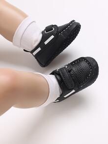 Baby Hook-and-loop Fastener Sneakers - Black - View 3