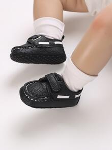 Baby Hook-and-loop Fastener Sneakers - Black - View 4