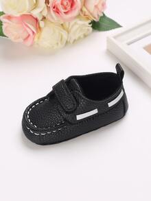 Baby Hook-and-loop Fastener Sneakers - Black - View 5