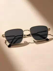1PC Women Metal Geometric Classic Fashion Glasses For Holiday Gift Vacation Outfits Daily Life Accessories For Summer Beach Vacation,Outdoor,Travel
