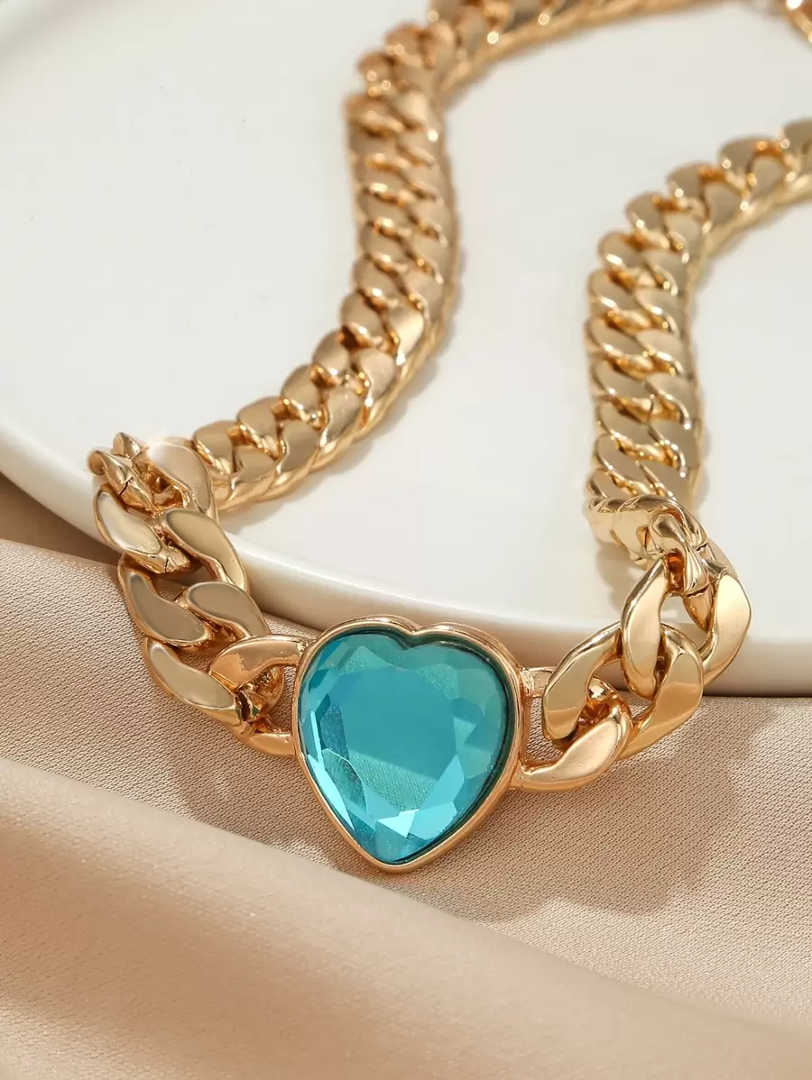 1 Miếng Màu vàng Đại dương Xanh Ly Dây chuyền - Nhiều màu - Xem 1