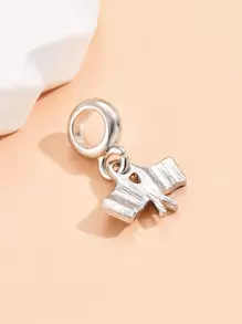 Alloy Checkered Pattern Flag DIY Pendant - Multicolor - View 4