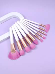 10支装化妆刷套装，化妆刷套装，化妆刷组合，化妆刷套装，全套化妆刷，化妆刷套装，全套化妆工具，刷子套装，化妆刷套装，化妆礼盒套装 - 白色 - 查看 1