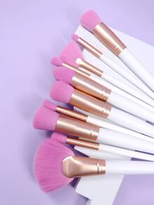 10支装化妆刷套装，化妆刷套装，化妆刷组合，化妆刷套装，全套化妆刷，化妆刷套装，全套化妆工具，刷子套装，化妆刷套装，化妆礼盒套装 - 白色 - 查看 3