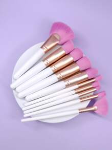 10支装化妆刷套装，化妆刷套装，化妆刷组合，化妆刷套装，全套化妆刷，化妆刷套装，全套化妆工具，刷子套装，化妆刷套装，化妆礼盒套装 - 白色 - 查看 4