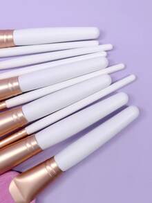 10支装化妆刷套装，化妆刷套装，化妆刷组合，化妆刷套装，全套化妆刷，化妆刷套装，全套化妆工具，刷子套装，化妆刷套装，化妆礼盒套装 - 白色 - 查看 5