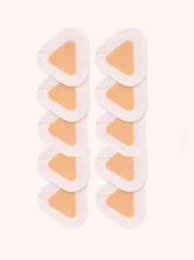 10 piezas almohadilla de protección antidesgaste de talón triangular - Albaricoque - Ver 2