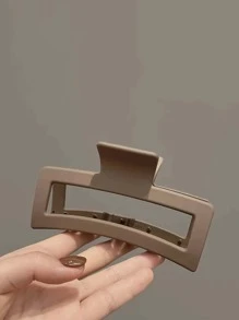 Vuốt tóc hình chữ nhật thường ngày - Cà phê - Xem 3