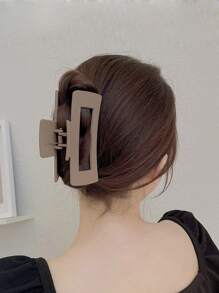 Vuốt tóc hình chữ nhật thường ngày - Cà phê - Xem 4