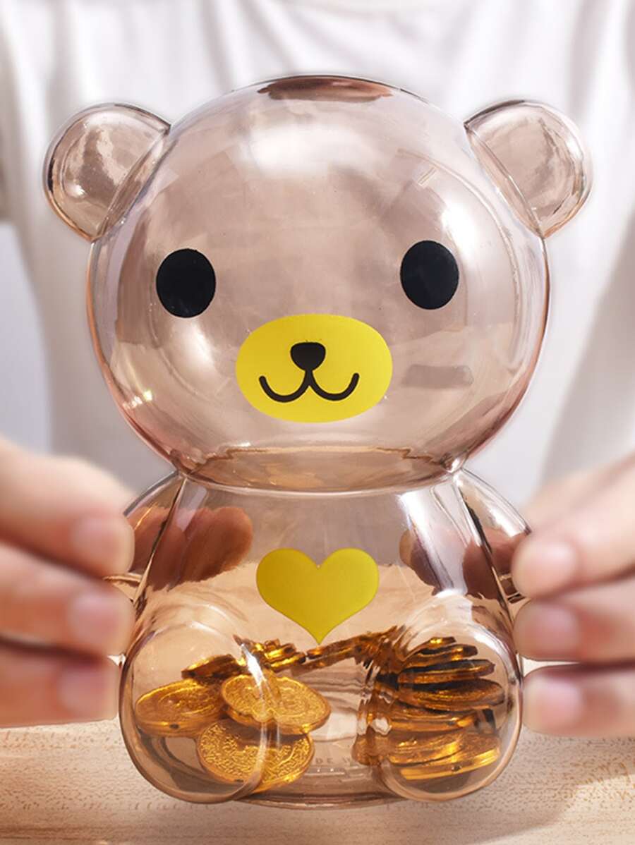 1pc Bear Design Money Box Best Gifts - Multicolor - View 1