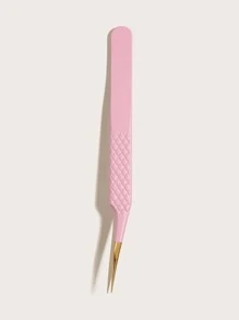 1pc Grafted Eyelash Tweezers - Pink - View 3