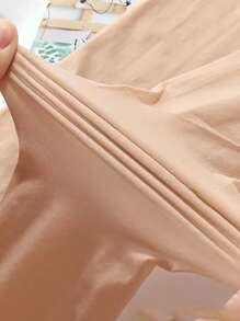 Quần tất rắn tối giản - Màu be - Xem 1