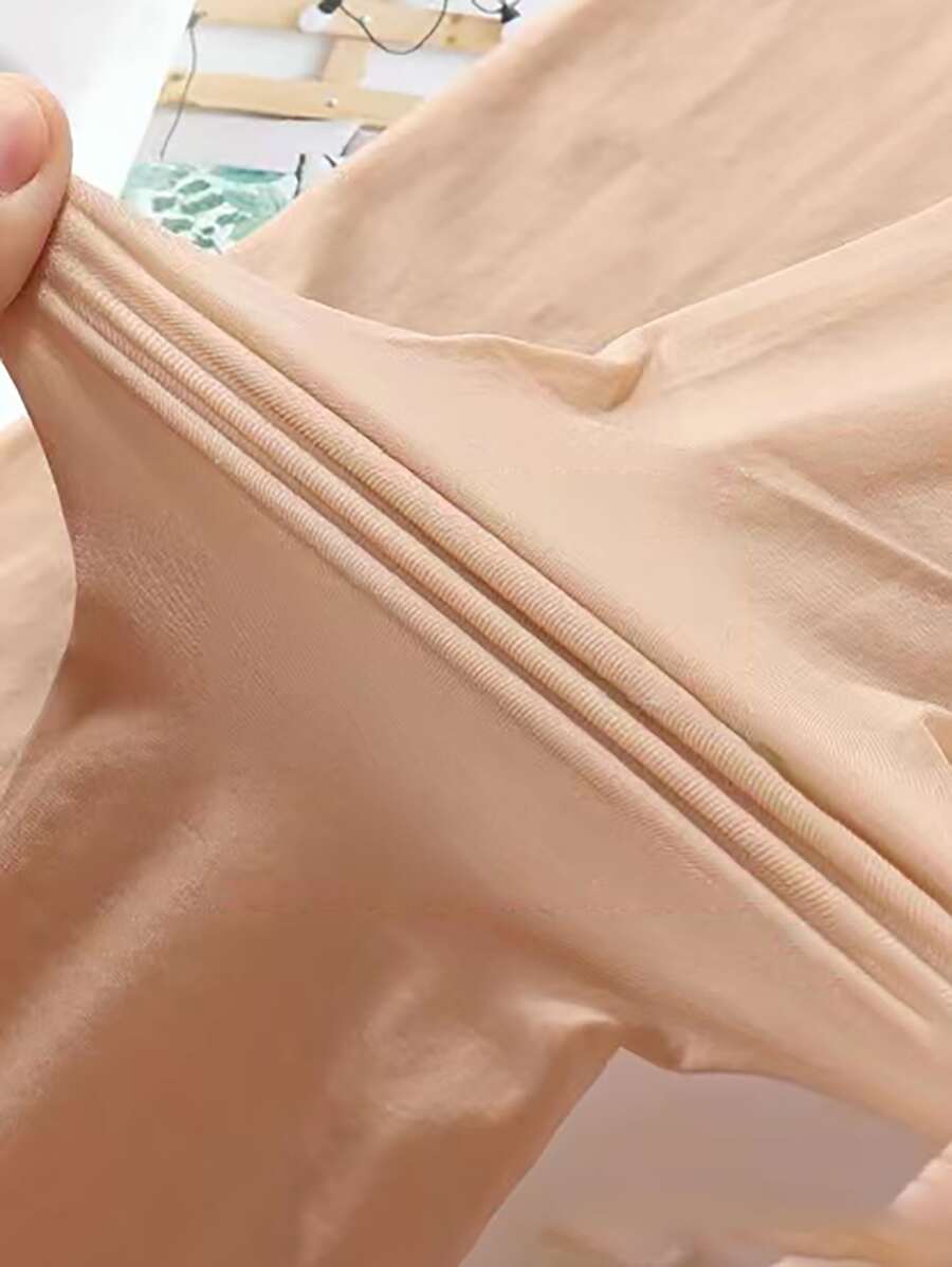 Quần tất rắn tối giản - Màu be - Xem 1