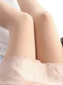 Quần tất rắn tối giản - Màu be - Xem 2