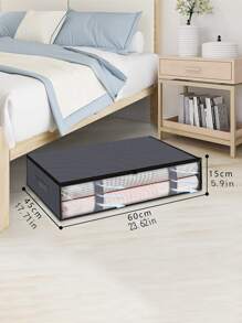 1pc Portable Closet Storage Bag, Large Quilt Storage Bag For Home - Multicolor - View 2