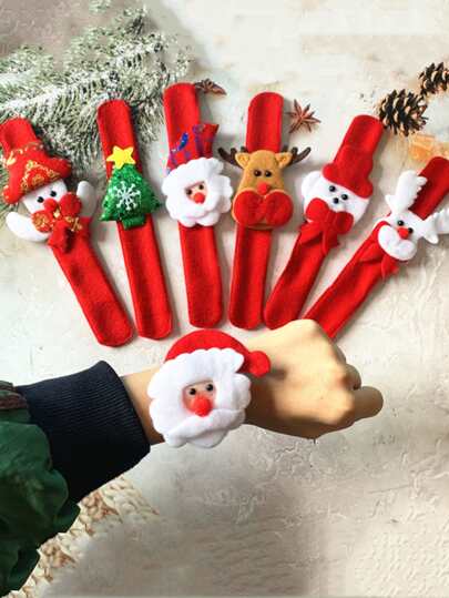 1pcChristmasElkDecorRandomSlapBand - Popular on SHEIN