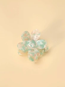 Graphic Flower Design Hair Claw - Multicolor - View 2