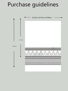 Cortina de ducha impermeable con patrón geométrico, accesorios de baño para el hogar, decoración de baño de verano, vuelta al colegio