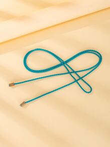 Braided Rope Belt - Blue - View 3