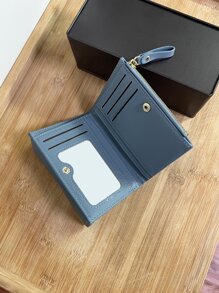 CHARM INFINITE RFID多功能短款時尚錢包 - 藍色 - 查看 6