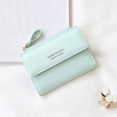 Letter Graphic Small Wallet
