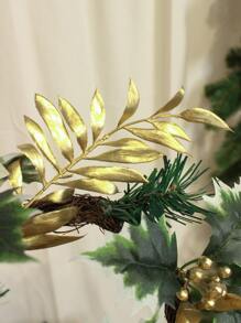 1pc Artificial Wreath, Table Decoration,Centerpieces,Artificial Flowers,Plastic Flowers - Multicolor - View 4