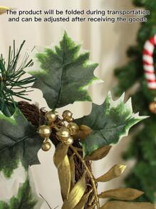 1pc Artificial Wreath, Table Decoration,Centerpieces,Artificial Flowers,Plastic Flowers - Multicolor - View 6