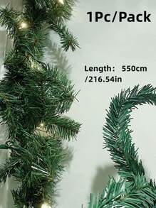 MEHELANY 1pc Christmas Artificial Vine - Green - View 5