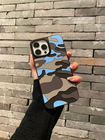 Camo Print Silicone Phone Case